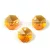 Swarovski - 6401 - Octagon medál- Topaz - 12mm