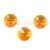 Swarovski - 6404 - topaz octagon kétlyukú gomb - 12mm