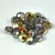 Czech Firepolished Round Glass Bead - crystal marea-6mm