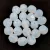 Czech Firepolished Round Glass Bead - Opal White - 6mm