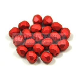 Czech Firepolished Round Glass Bead - lavared-6mm