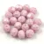 Cseh csiszolt golyó gyöngy - Chalk White Milky Light Amethyst - 6mm