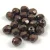Cseh csiszolt golyó gyöngy - Chocolate Bronz - 6mm