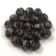 Cseh csiszolt golyó gyöngy - Purple Jet Blend - 6mm