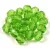 Cseh csiszolt golyó gyöngy - Transparent Light Green - 6mm