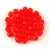 Czech Firepolished Round Glass Bead - dark orange - 6mm