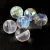 Czech Pressed Round Glass Bead - Crystal AB - 6mm