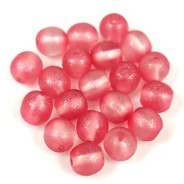   Préselt golyó gyöngy - Crystal Matt Pommegranate Blend - 6mm