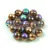 Préselt golyó gyöngy- Crystal Glittery Bronze - 6mm