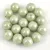 Cseh préselt golyó - Alabaster Light Green Luster - 6mm