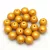 Cseh préselt golyó gyöngy - Silk Satin Mustard - 6mm