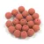 Préselt golyó gyöngy- Silk Satin Terracotta - 6mm