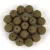 Cseh préselt golyó gyöngy -  Silk Satin Dark Moss Green - 6mm