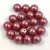 Cseh préselt golyó gyöngy - Alabaster Pearlescent Red - 6mm