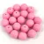 Cseh préselt  golyó gyöngy - White Opal Matt Pink - 6mm