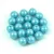 Cseh préselt golyó gyöngy - Blue Turquoise - 6mm