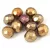 Czech Firepolished Round Glass Bead - Matte Violet Bronze Iris - 8mm