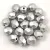 Cseh csiszolt golyó gyöngy - Aluminium - 8mm