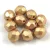 Cseh csiszolt golyó gyöngy - Aztec Gold- 8mm