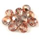 Czech Firepolished Round Glass Bead - Crystal Apollo - 8mm