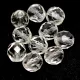 Cseh csiszolt golyó gyöngy - Crystal - 8mm