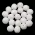 Cseh csiszolt golyó gyöngy - White - 8mm
