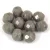 Czech Firepolished Round Glass Bead - Opaque Grey - 8mm