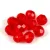 Czech Firepolished Round Glass Bead - Light Siam - 8mm