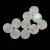 Czech Pressed Round Glass Bead - Matt Crystal AB - 8mm