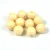 Czech Pressed Round Glass Bead - ivory - 8mm