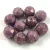 Czech Pressed Round Glass Bead - Faceted - Alabaster Lila Vega Luster - 8mm