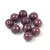 Czech Pressed Round Glass Bead - alabaster purple vega luster - 8mm