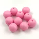 Czech Pressed Round Glass Bead - Alabaster Matt Light Pink - 8mm