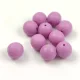 Czech Pressed Round Glass Bead - Alabaster Matt Light Mauve - 8mm