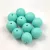 Czech Pressed Round Glass Bead - Alabaster Matt Turquoise Green - 8mm