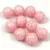 Czech Pressed Round Glass Bead - Milky Light Rose - 8mm