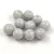 Czech Pressed Round Glass Bead - Milky Grey  - 8mm