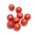 Czech Pressed Round Glass Bead - Alabaster Rose Brown Luster - 8mm
