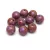 Czech Pressed Round Glass Bead - Alabaster Purple Brown Luster - 8mm