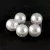 Czech Pressed Round Glass Bead - Off White Pearl - 8mm