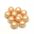 Czech Pressed Round Glass Bead - Matte Powder Light Peach - 20mm