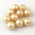 Cseh préselt gyöngy - Matte Pearl Cream Gold - 8mm