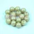 Czech Pressed Round Glass Bead - white Latte luster - 8mm