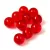 Czech Pressed Round Glass Bead - Light Siam - 8mm
