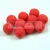 Czech Pressed Round Glass Bead - Matt Red - 8mm