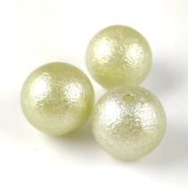 Imitation pearl acrylic round bead - Green Tea - 16mm