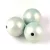 Tekla akril golyó gyöngy - Silk Satin Aqua - 18mm