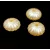 Akril fánk gyöngy - Cream Pearl - 14x8mm