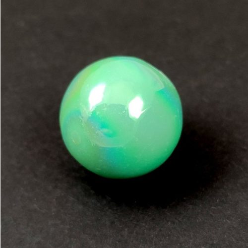 Imitation pearl acrylic round bead - Mint Iris - 20mm