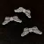 Acrylic Angel Wings - Crystal - 29x10mm